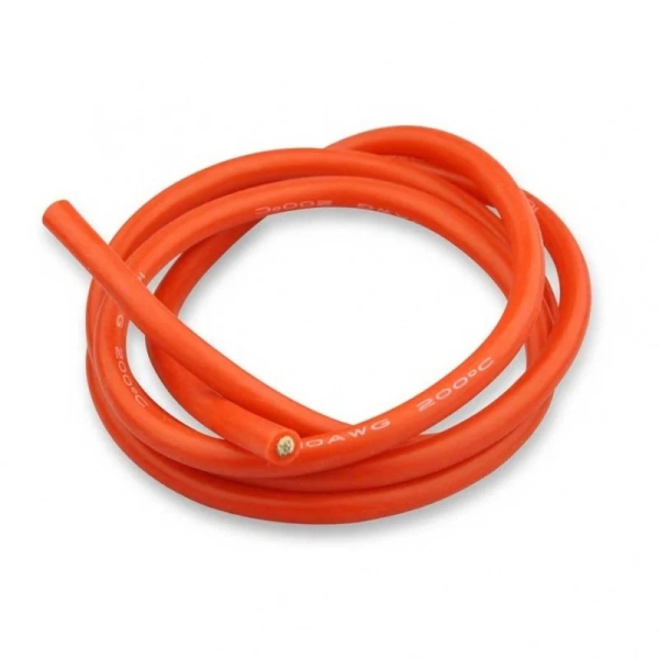 10 AWG SILICONE WIRE ( RED )