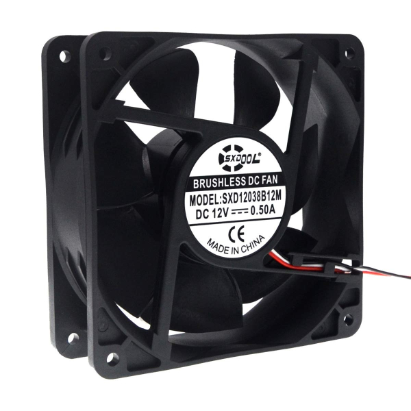 SXDOOL 12038 12V DC COOLING FAN