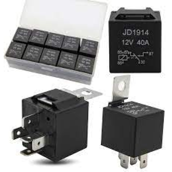 12V RELAY 40A 5PIN BOX