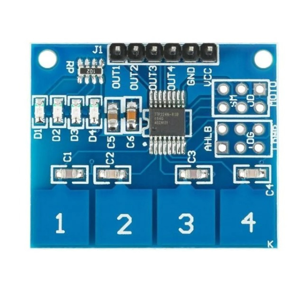 TTP224 4-way Capacitive Touch  Module