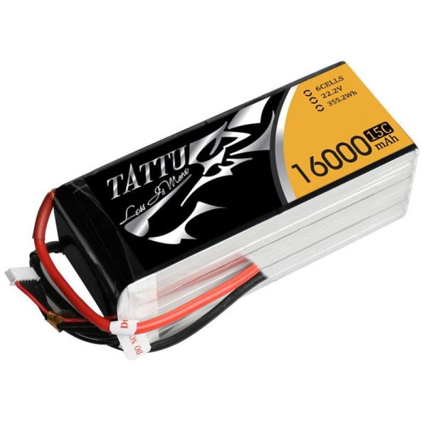22.2v - 16000mAh 15C Tattu - 6s