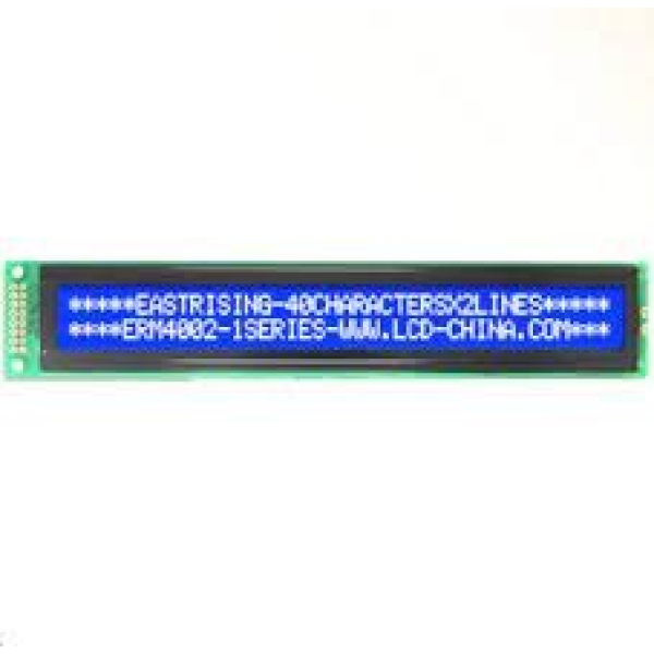 40 x 2 Blue Color LCD Display
