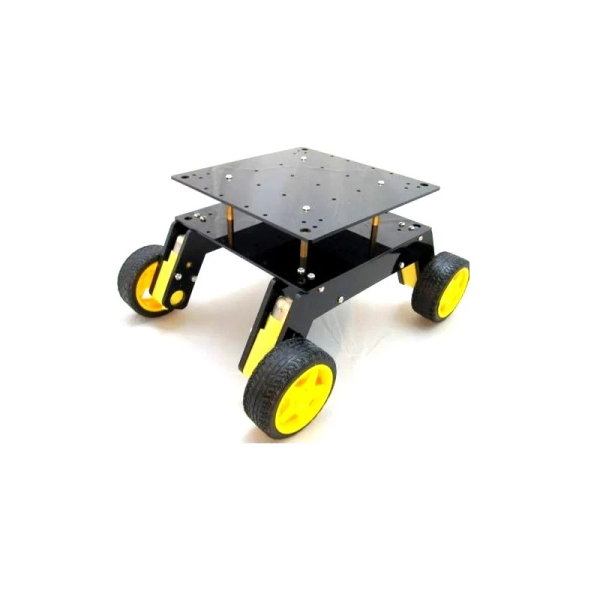 4WD Suspension Smart Car Chassis with 125 RPM BO Motors Kit