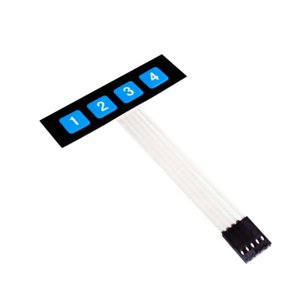 4x1 Matrix Membrane keypad