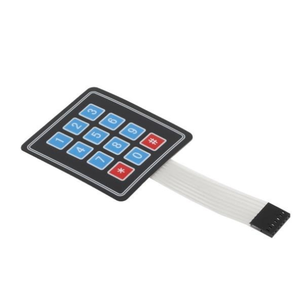 4×3 Matrix membrane keypad