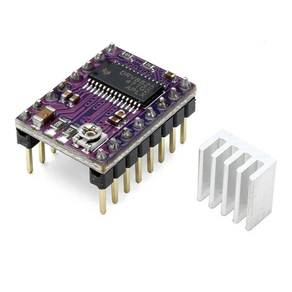 DRV8825 Stepper Motor Driver with Aluminum Heat Sink