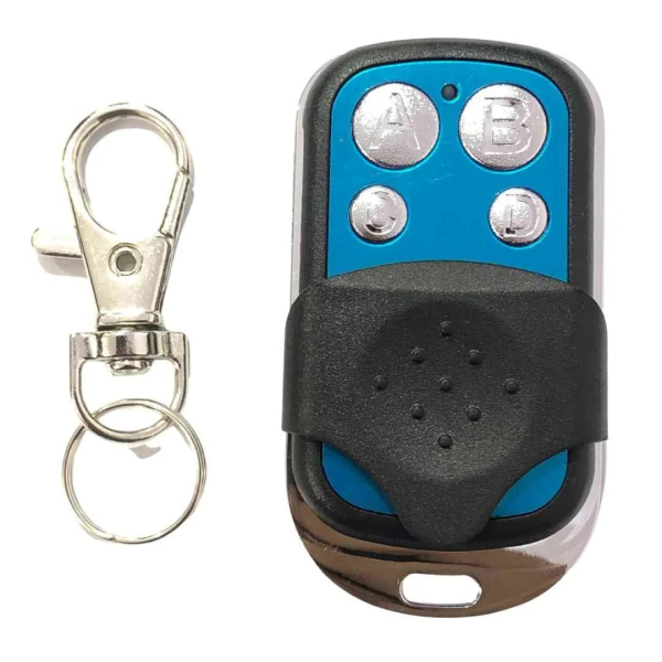 MINI 4 Channel Wireless FOUR Button RF Remote 433MHz EV1527 Learning Code BlUE