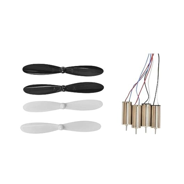 CT-820×4 Coreless Motor and Propeller, 8mm X 20mm, Multi-color, Set of 4