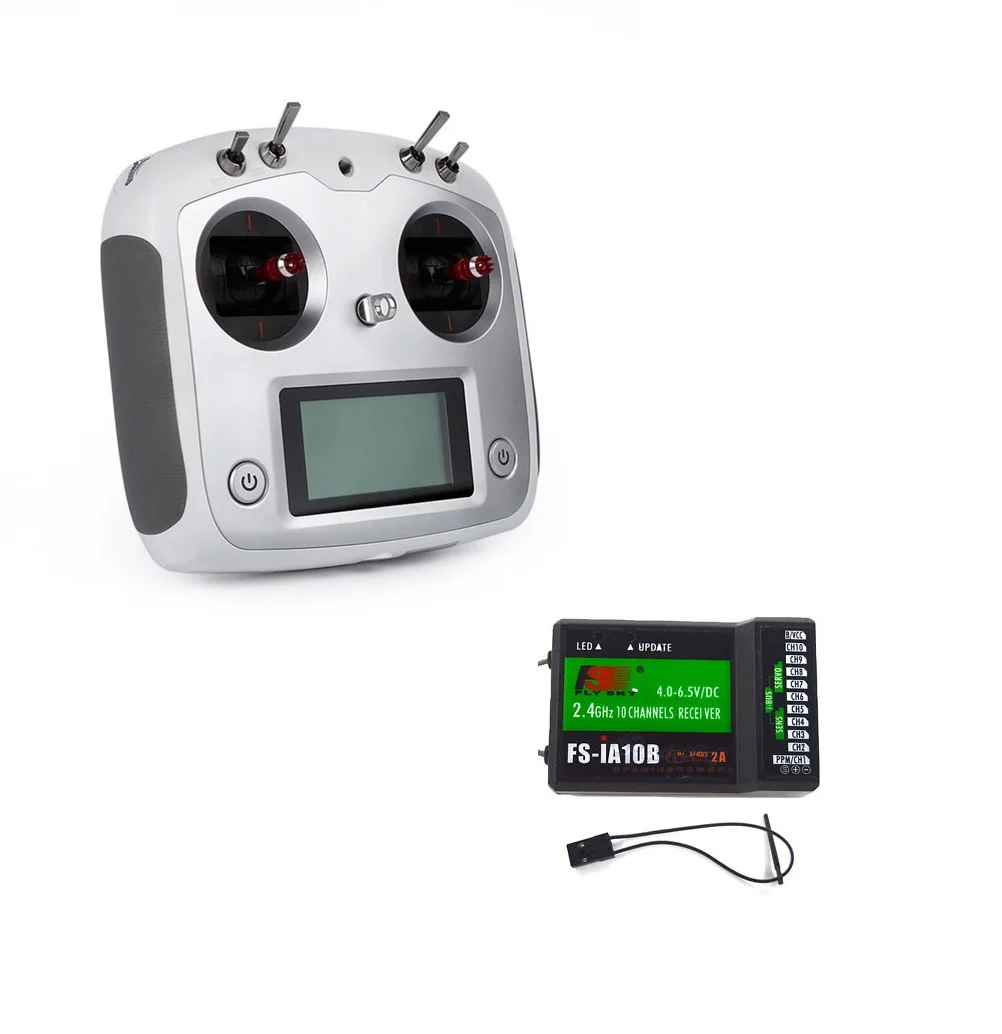 FS-i6S 2.4GHz 10CH AFHDS 2A RC Transmitter With FS-iA10B