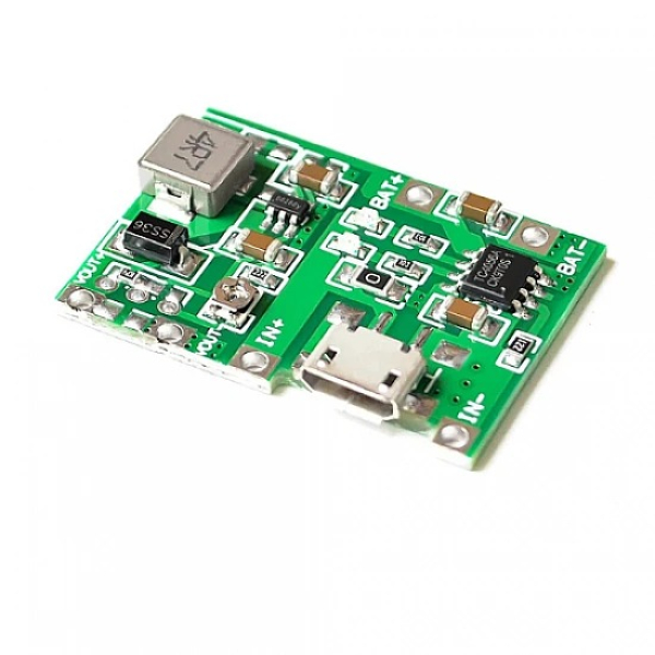 3.7V to 9V 18650 Lithium-Battery Charger Board