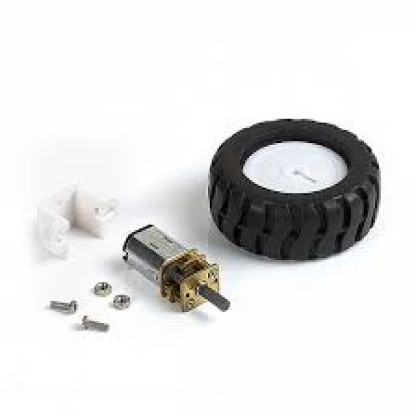 N20 Geared Motor Rubber Wheel Kit