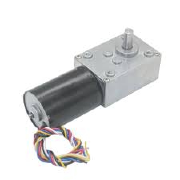 PB-BLDC-5840-3650 24V 160 RPM BRUSHLESS DC WORM GEAR REDUCTION MOTOR WITH ENCODER