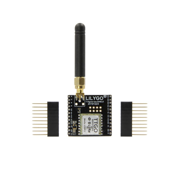 Unsoldered Lora 915MHz Shield for TTGO T-SIM7000G Module