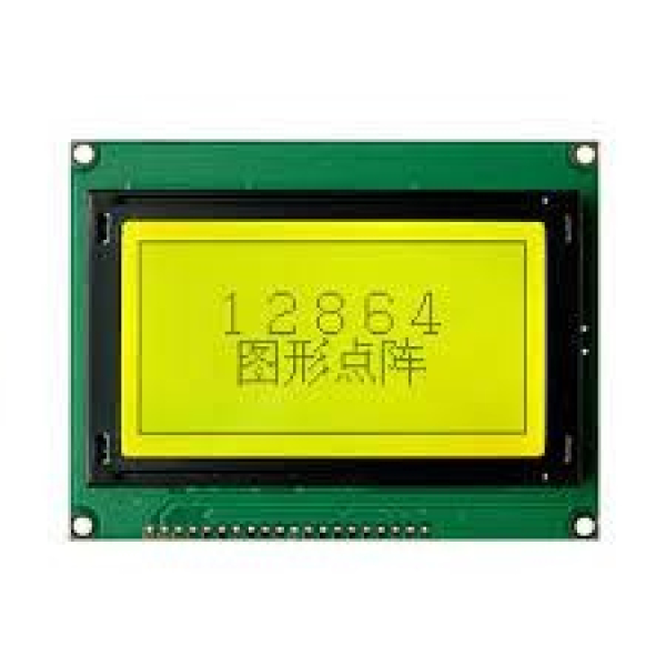 Yellow,Green JHD622 12864E Y YG Graphical LCD Display, Display Size: 128x64 Dots