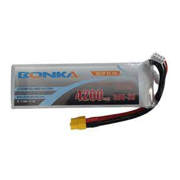 11.1v - 4200mah - 35C - bonka 3s