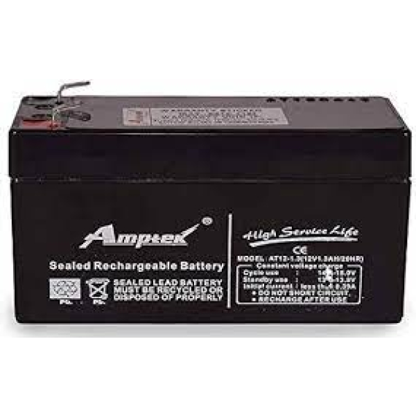 12V 1.3AH VRLA SMF BATTERY Amptek
