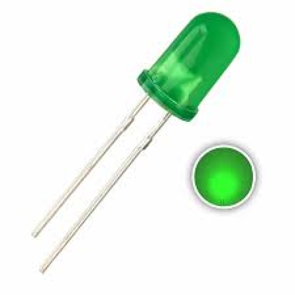 3MM Round DIP LED Green