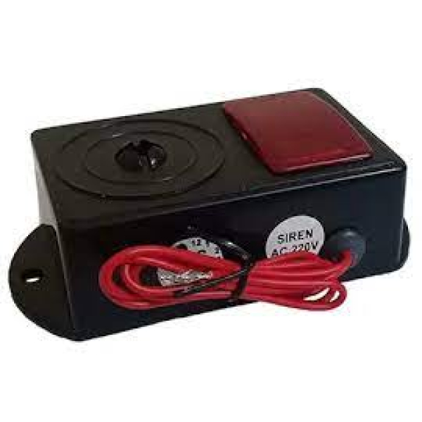 AVL135 - 220V AC Siren with LED Strobe