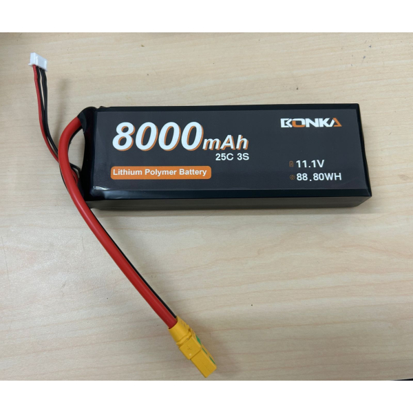 11.1V - 8000mah - 25C - bonka 3s
