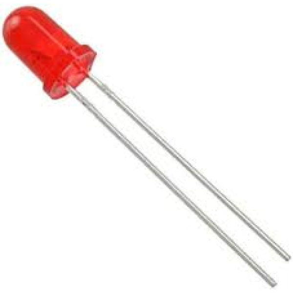 LED 5MM RED DIFFUSED