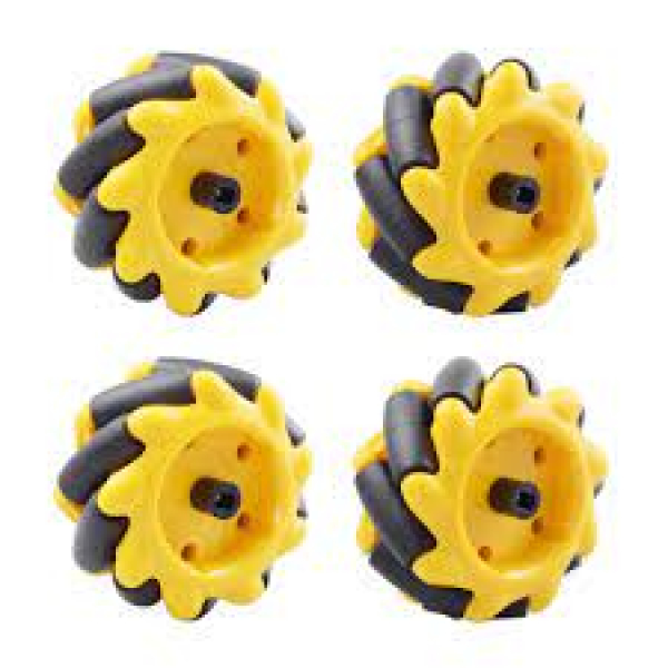 Mecanum Wheel 60mm（2pcs:1pcs right,1pcs left）