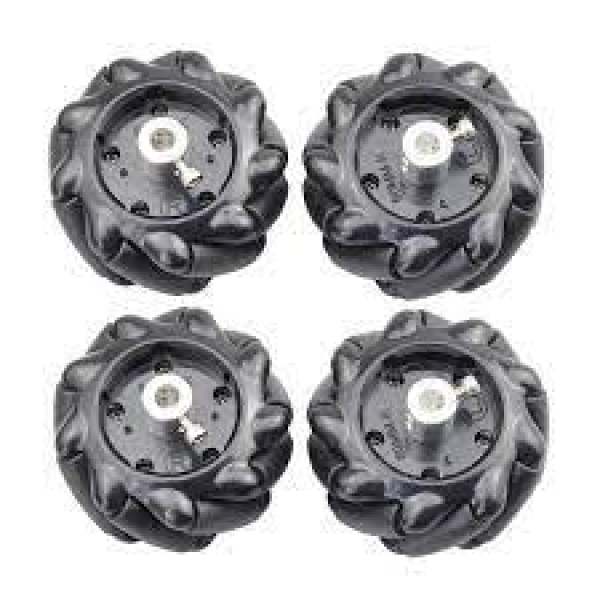 Mecanum Wheel 96mm(2pcs left) 6mm(2PCS hubs)