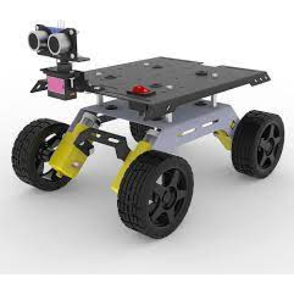 ROVER 4WD BO SERIES 1 METAL CHASSIS DIY KIT MATT BLACK & GRAY