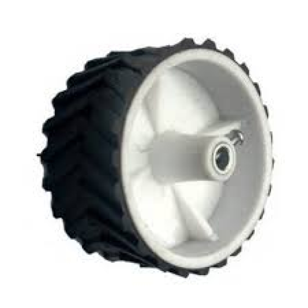Track White Wheel 70x40