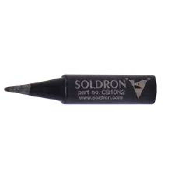 CB10N2 BLACK CERAMIC COATED LONG LASTING MICRO SOLDERING IRON BITS FOR SOLDRON SOLDRON VARIABLE WATTAGE MICRO SOLDERING STATION AND SMPS VARIABLE WATTAGE MICRO SOLDERING STATION