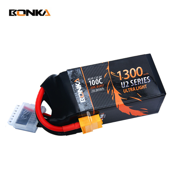 22.2V - 1300mah -100C - bonka 6S