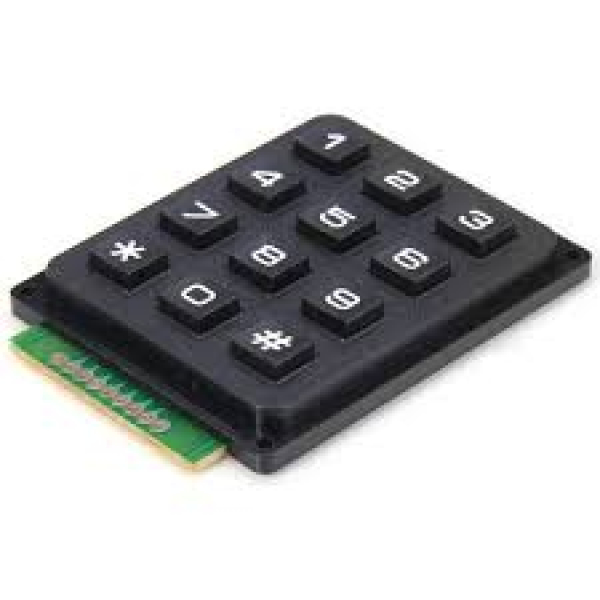 4x3 Keypad Black ( Low)