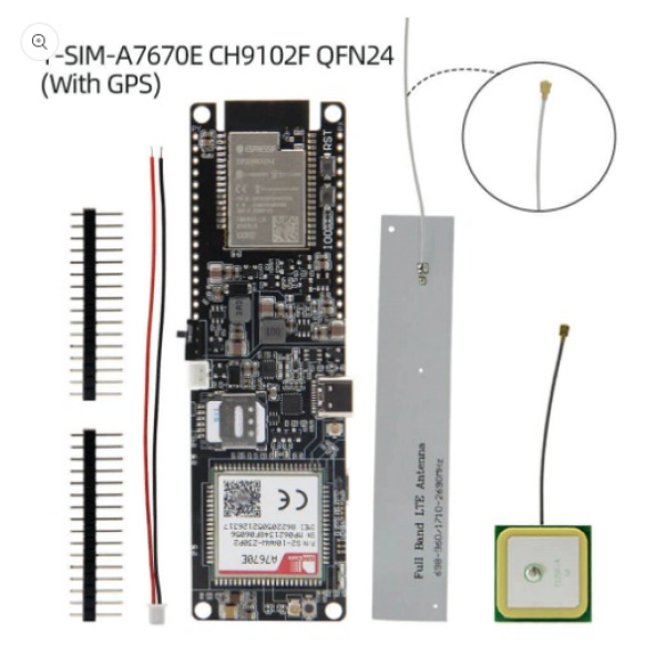 Lilygo T-A7670G R2 with GPS (Q380)