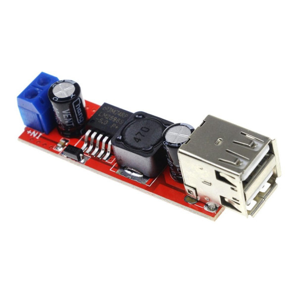 9v 12v 24v 36v to 5V 3A Dual USB DC Buck Charger Module
