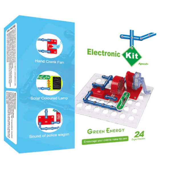 Educational Electronics Kit Snap Circuits from DBOLO (Model 24 in 1)