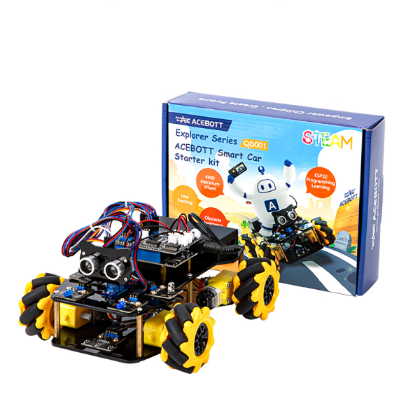 ACEBOTT ESP32 4WD Smart Robot Car Kit for Arduino