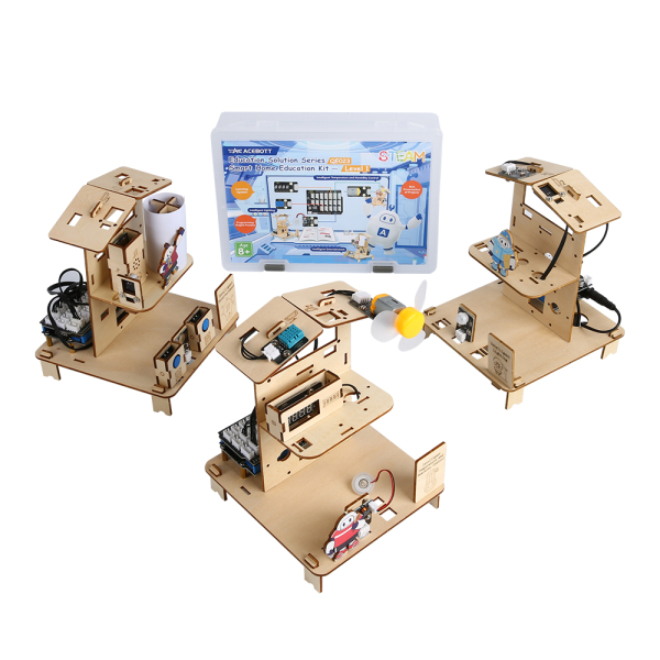 3-In-1 ACEBOTT ESP32 STEM School Smart Home Education Kit - LV 1