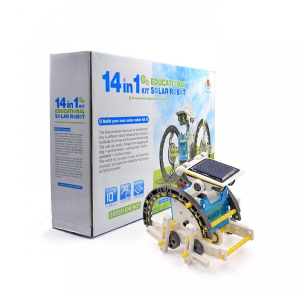 14 in 1 Educational DIY Solar Transformers Robot Toy