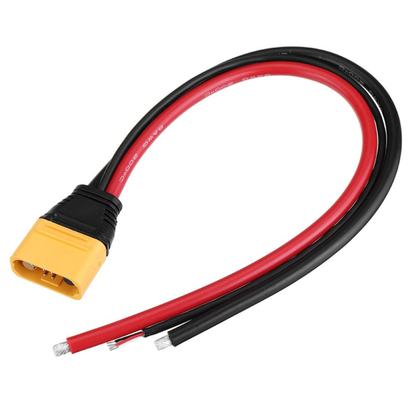 Amass AS150U-Male Connector with Wire 220mm